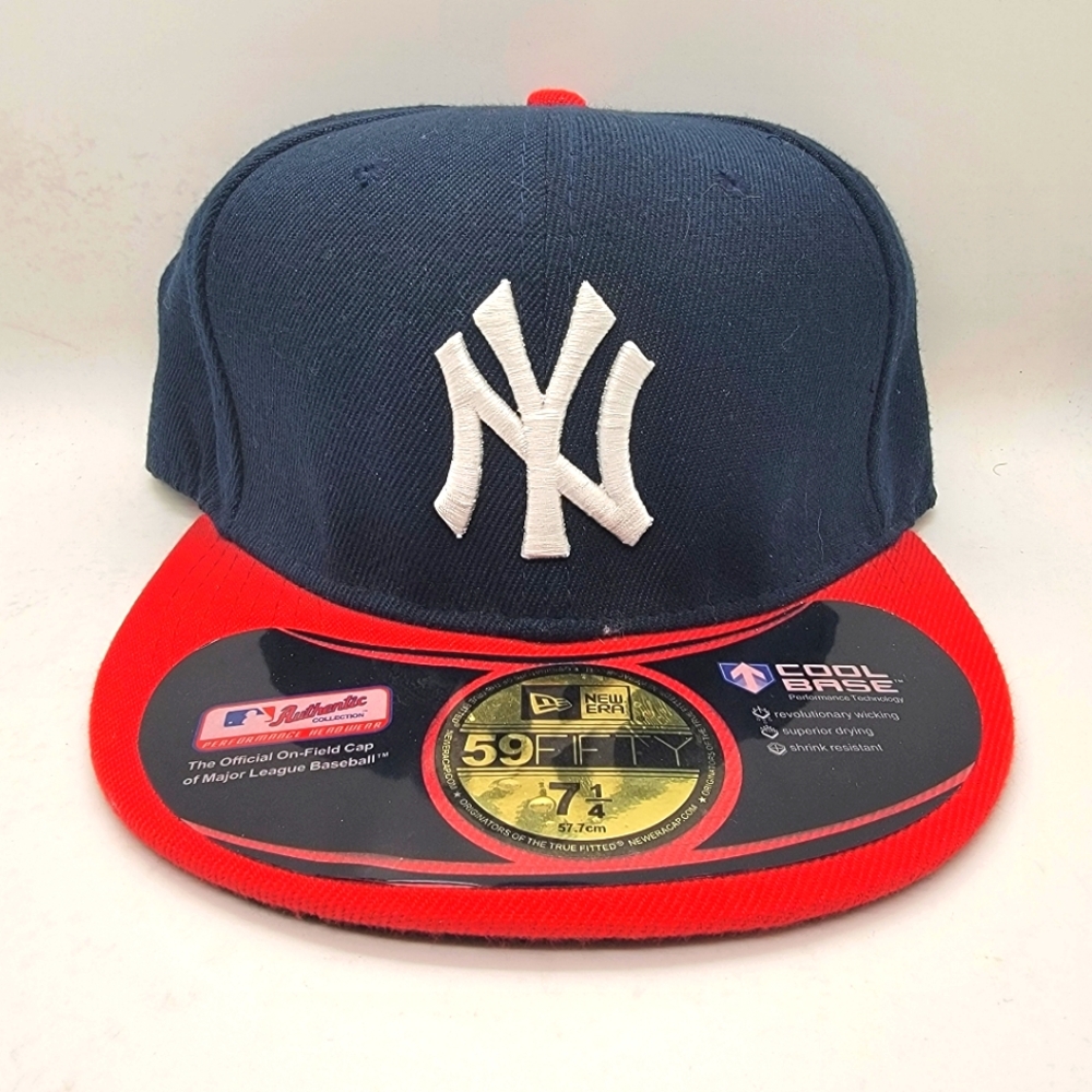 NEW ERA MLB NEW YORK YANKEES NY 59FIFTY FITTED CAP ALTERNATE COLORWAY Blue RED